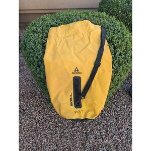 Ascend Heavy Duty Waterproof PVC Roll-Top Dry Bag 55L Yellow Camping Boating